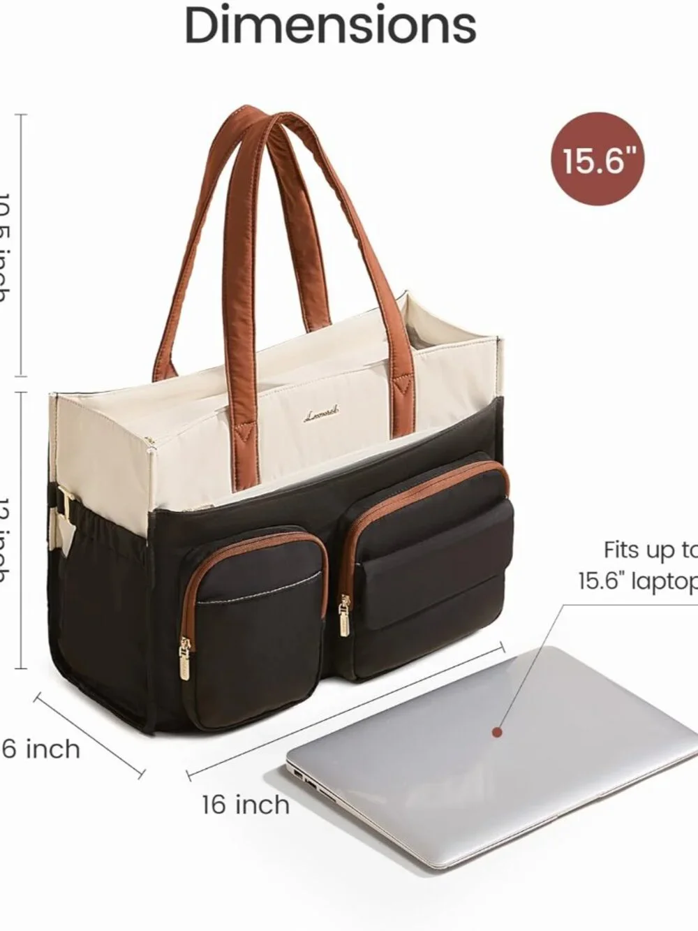 Ultimate Women's Work & Travel Tote: Organized, Durable & Versatile